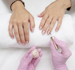 Nail care manicure process
